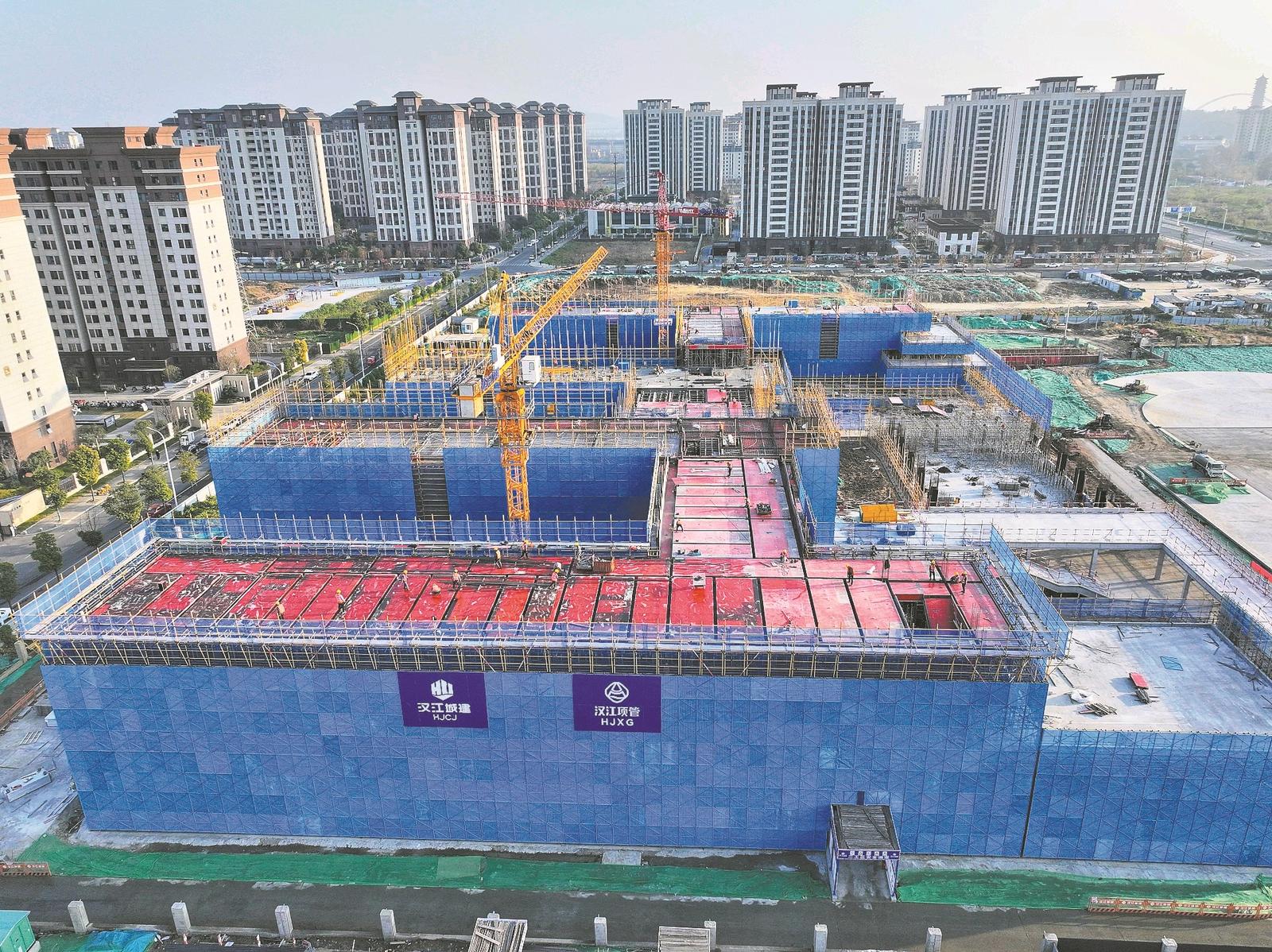 襄阳市第七中学迁建项目加速建设中