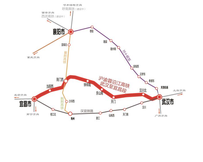 汉襄宜三城1小时可达 沪渝蓉沿江高铁武宜段今日开通