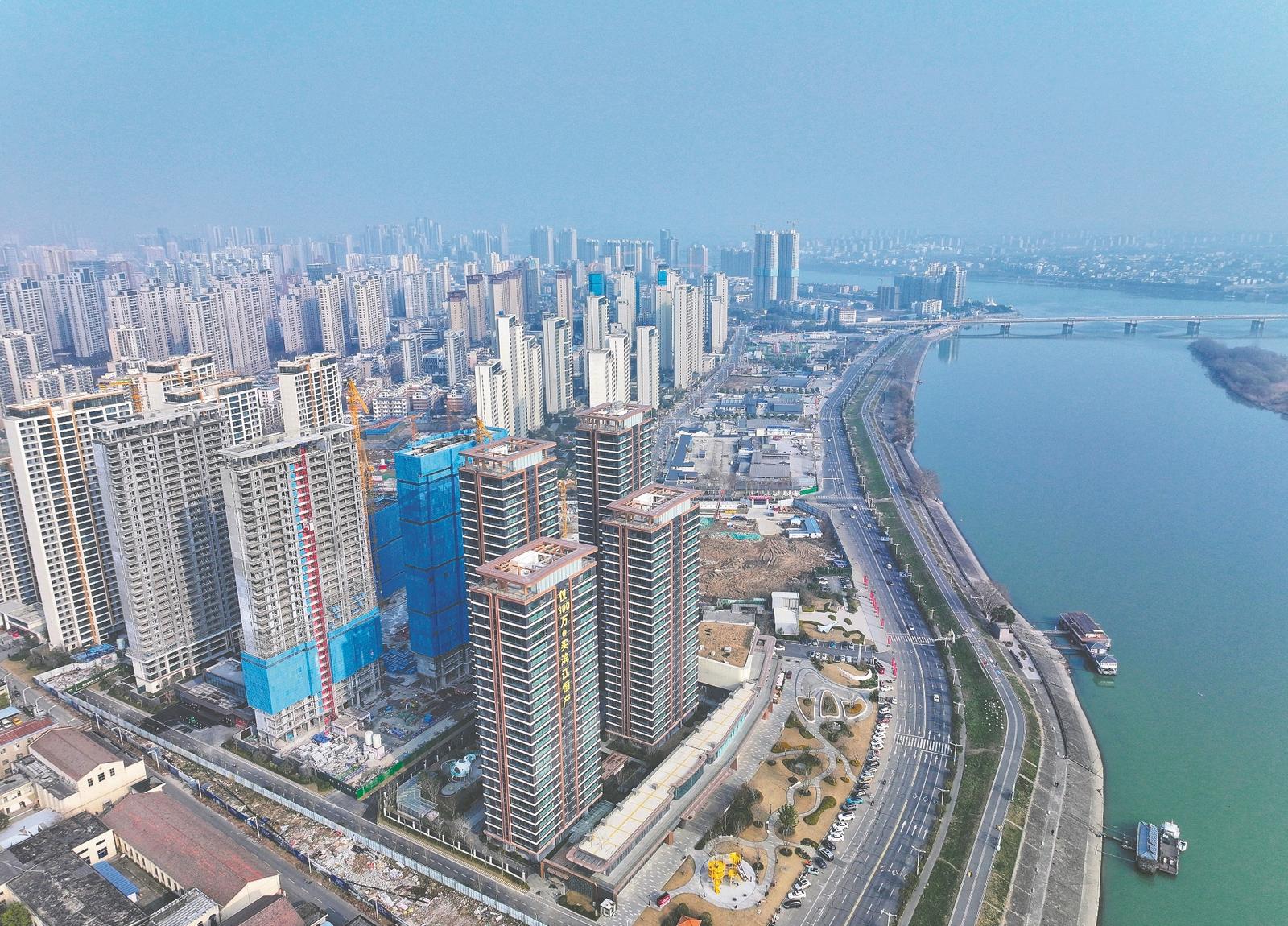 滨江商务带建设如火如荼