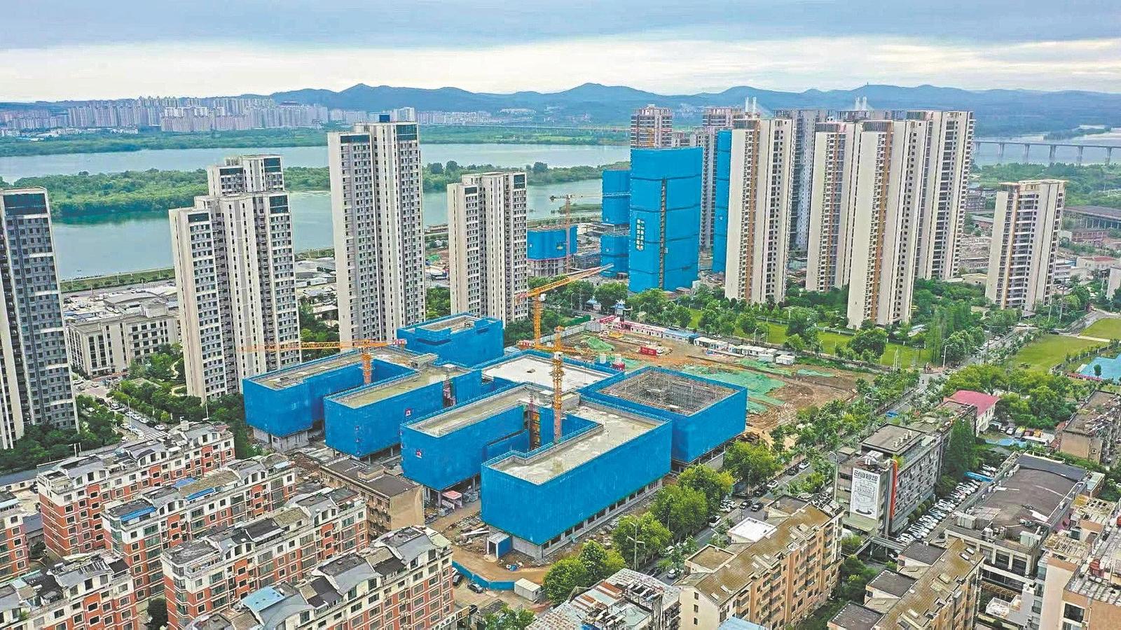 市二十中建设路校区加紧建设中