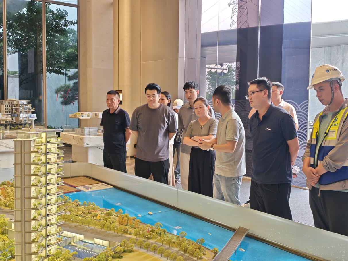 陈志国带队调研国投&middot;滨江湾一期项目建设情况