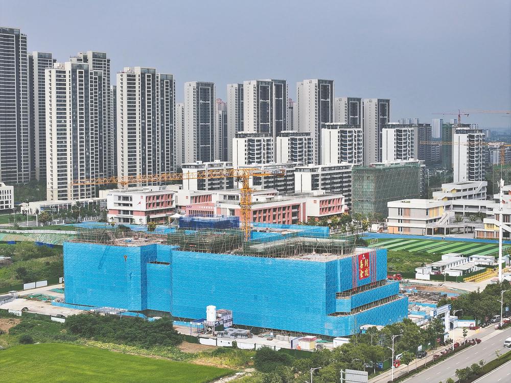 东津新区邻里中心2项目已封顶