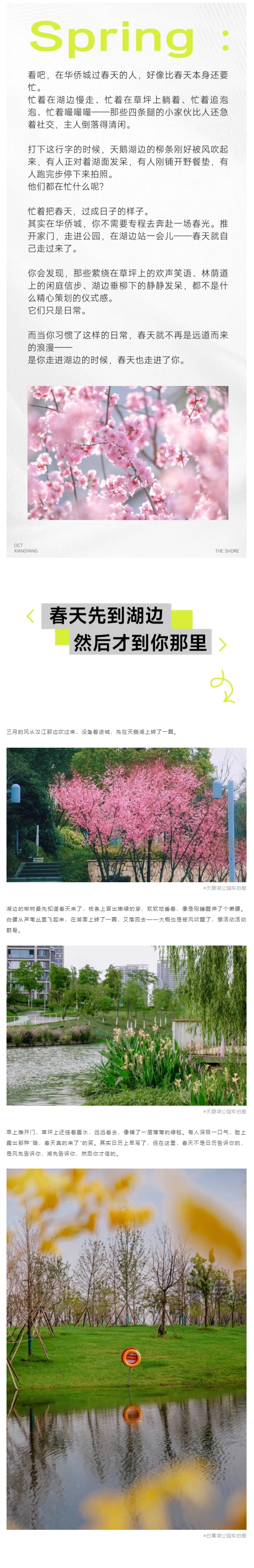 去你的公园！拥抱烂漫的春天