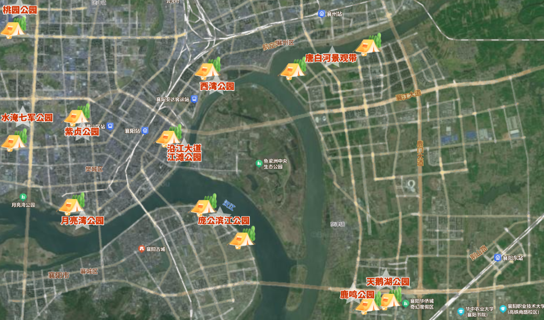 不卷了，我想躺 "营"！襄阳又近又免费的露营基地合集来了