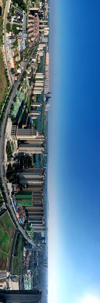襄州区航拍，主干道航空路沿线都市风光，马军摄.jpg